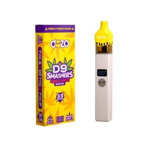 2_447a8e65-4321-4517-9646-80d19af6b8c8 3.5g Dozo D9 Smashers THC-A Disposable Forbidden Apple (Hybrid)