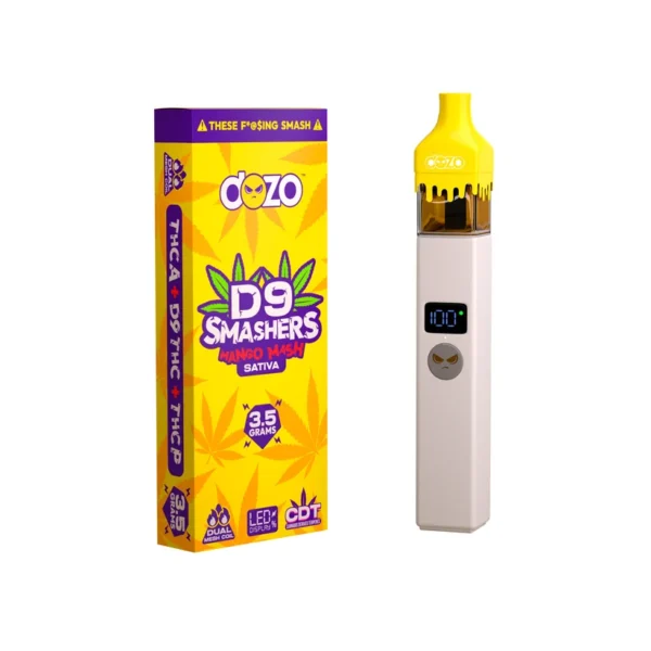 2_447a8e65-4321-4517-9646-80d19af6b8c8 3.5g Dozo D9 Smashers THC-A Disposable Forbidden Apple (Hybrid)