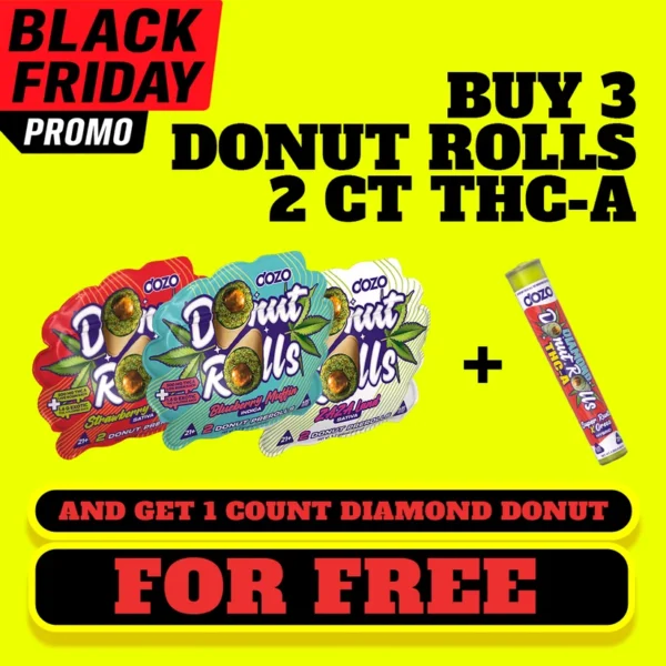 Dozo Donut Prerolls 4.20 g Glazed Glue (Indica)