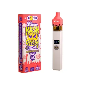 3.5g Dozo Live Hash Rosin THC-A Vape Motor Breath (Sativa)