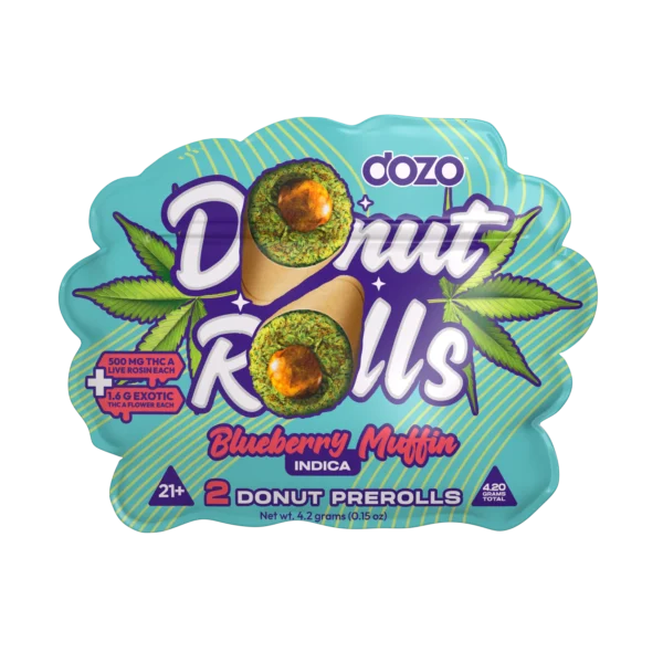 Dozo Donut Prerolls 4.20 g Blueberry Muffin (Indica)